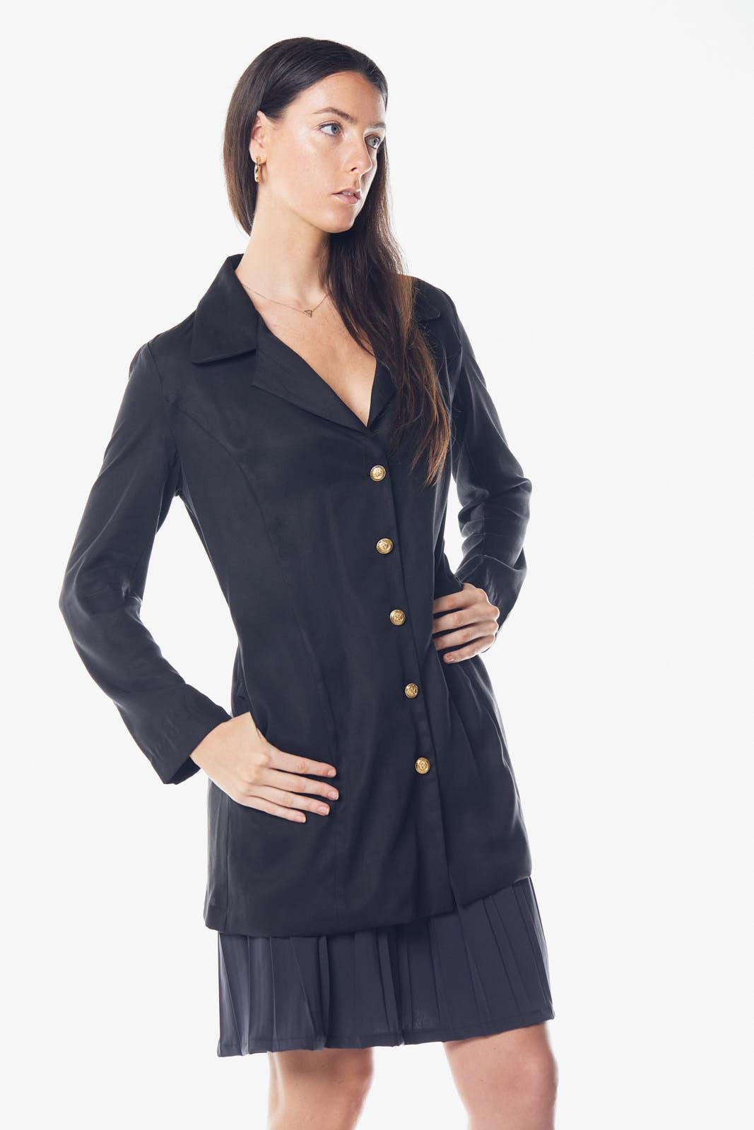 Grace Long Black Tailored Blazer Dress Women’s Le Reussi®