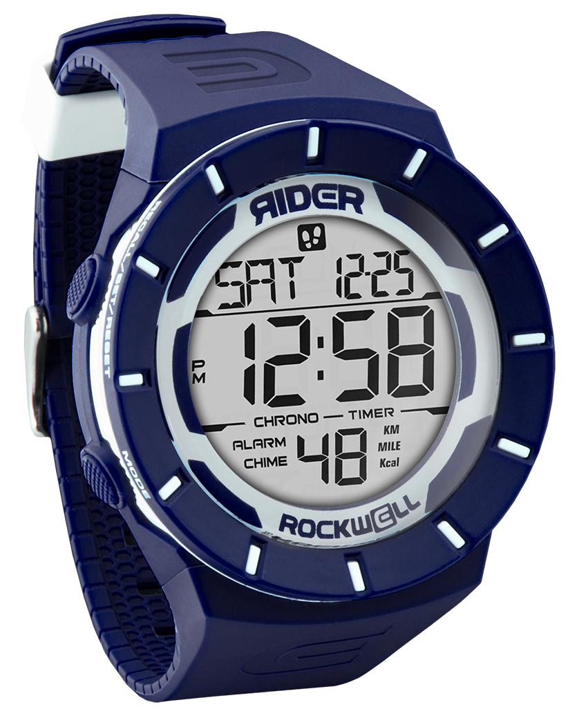 Coliseum Fit™ Navy/White Sport Watch Rockwell