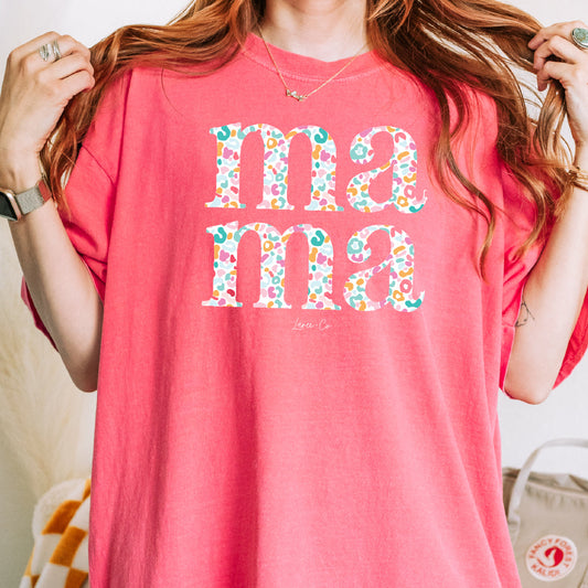 Warrior Print Mama Tee Ultra-Soft Cotton Rad & Trendy Mama Collection