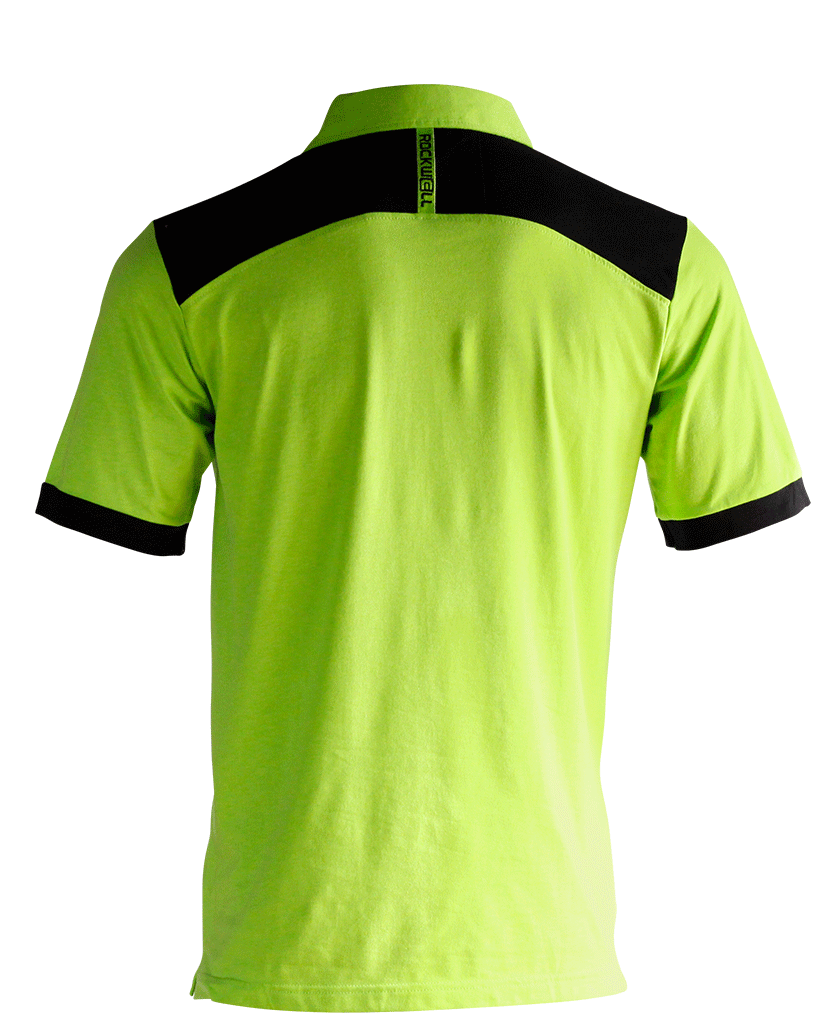 Rockwell Tri-Blend Polo - Green/Black