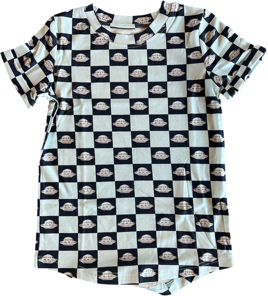Bamboo Short Sleeve Tee Crew Neck Rowen