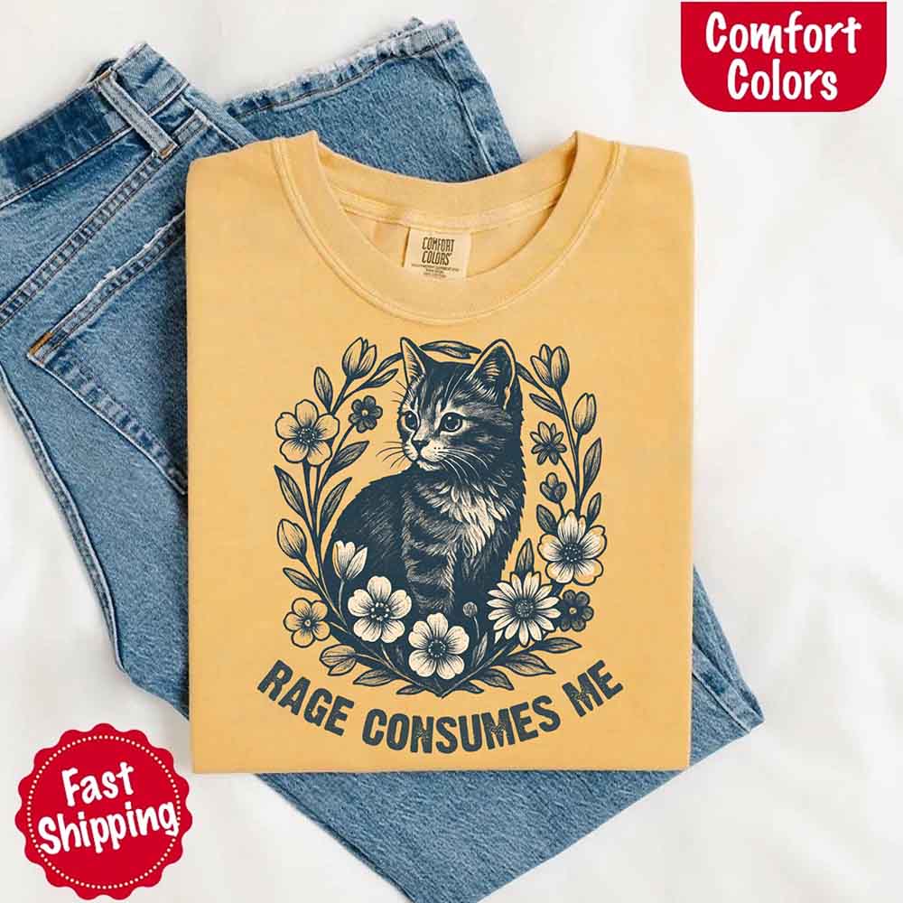 Rage Consumes Me Comfort Colors Shirt – Funny Meme Tee