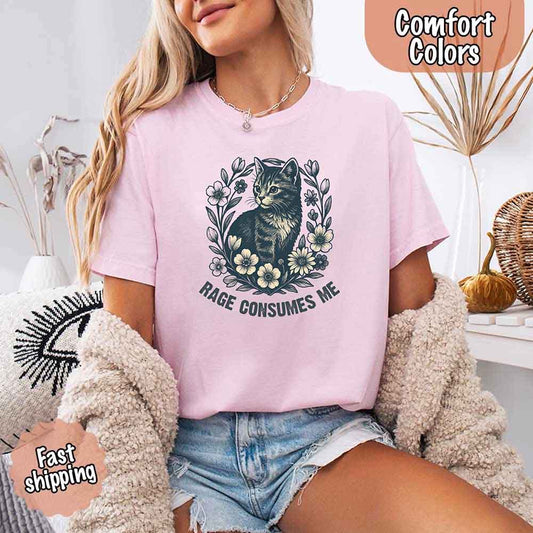 Rage Consumes Me Comfort Colors Shirt – Funny Meme Tee