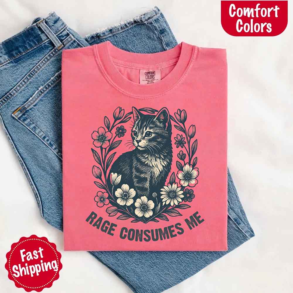 Rage Consumes Me Comfort Colors Shirt – Funny Meme Tee