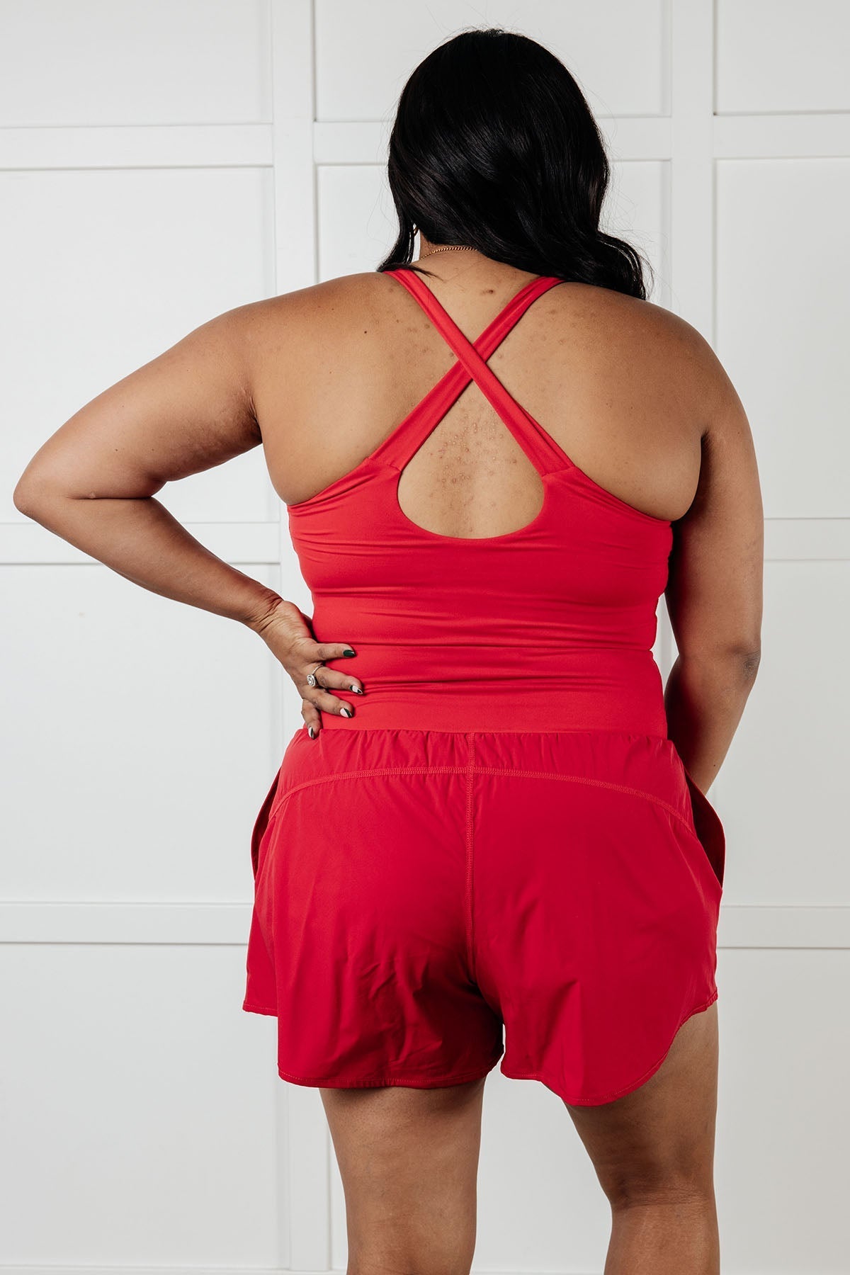 Raising Heart Rate Cutout True Red Runsie