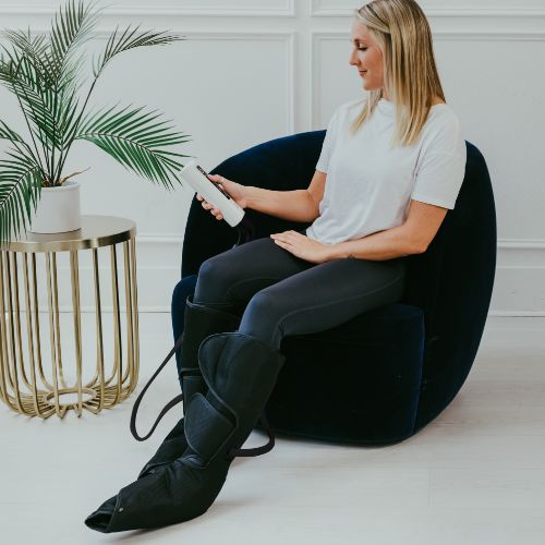 Leg & Foot Air Compression System Relaxable iReliev