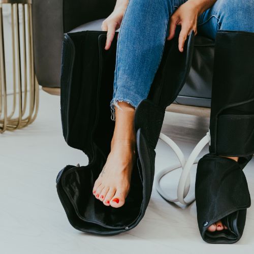 Leg & Foot Air Compression System Relaxable iReliev