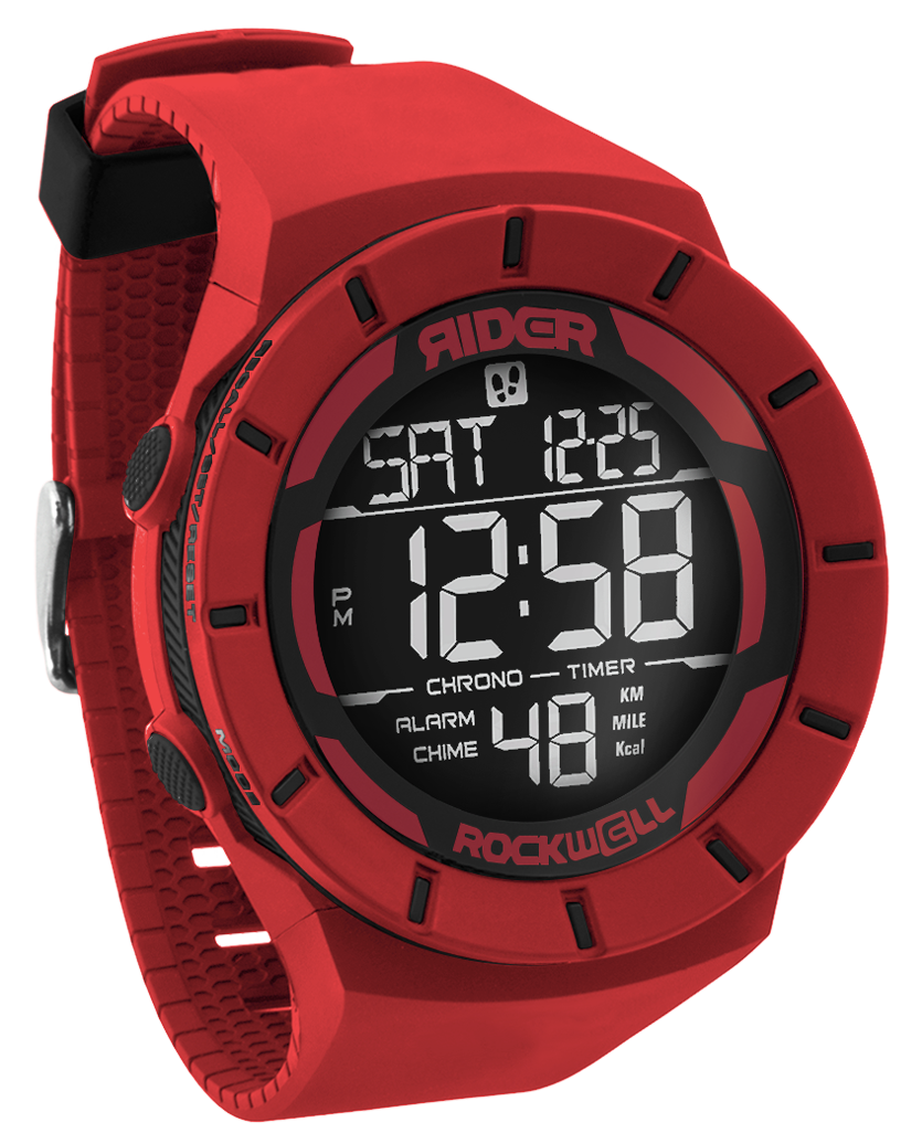 Coliseum Fit™ Red Black Durable Watch Rockwell