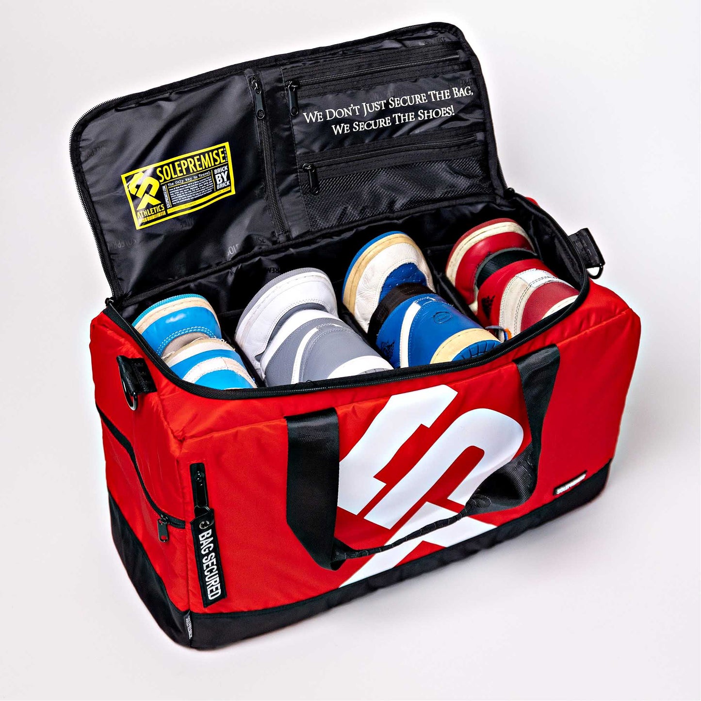 Red Sneaker Duffle TSA-Approved Carry-On Travel Bag