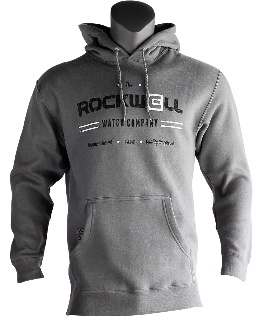 Watch Co Pullover Hoodie Soft Print Chest Rockwell