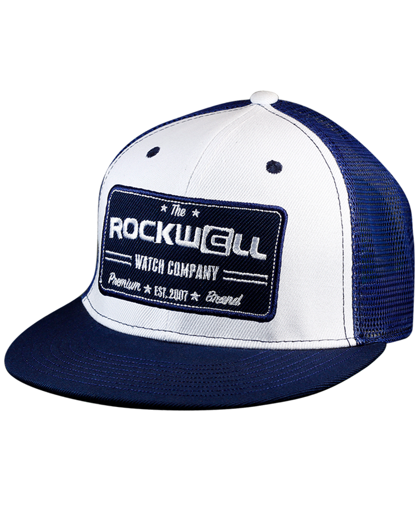 Trucker Snapback Hat Flat Brim Watch Co