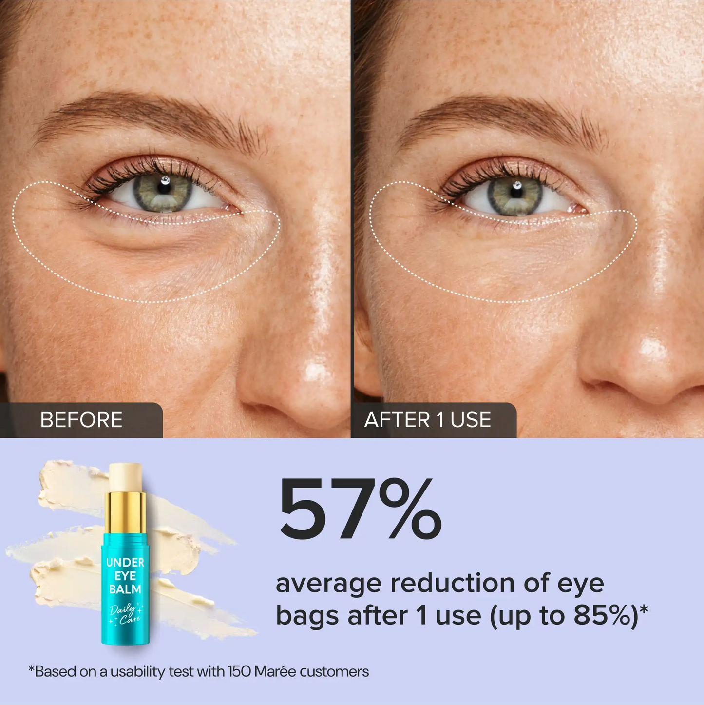 Instant Eye Smoother Balm Multi-Active Under Eye Balm Stick Maree