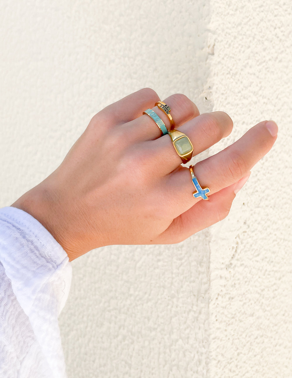 Emerald Green Signet Ring Jewelry Elevated Faith