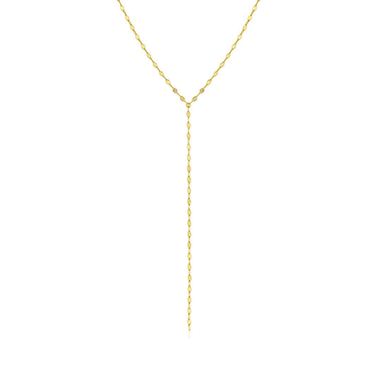 14k Gold Filled Starburst Lariat Necklace Rio