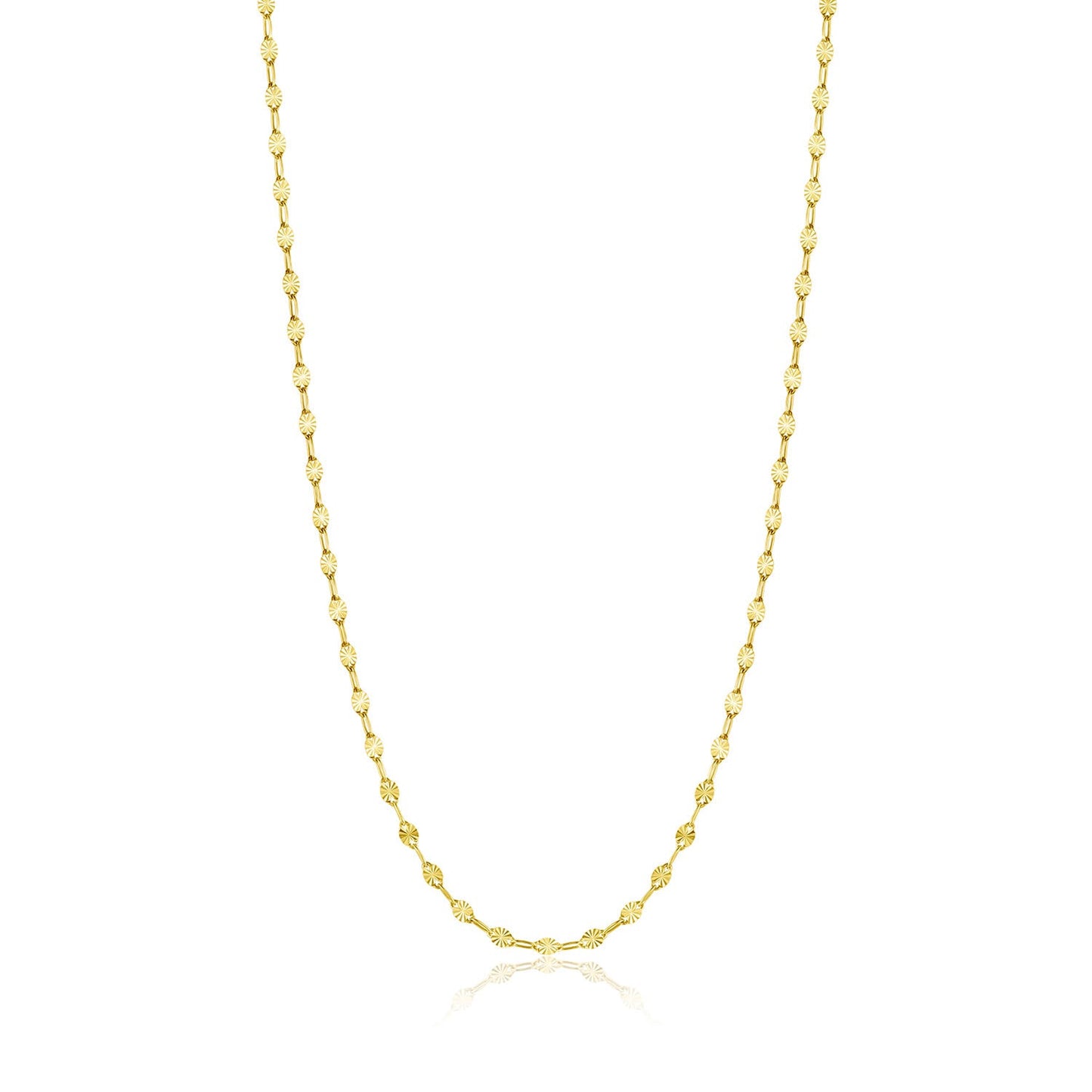 14k Gold Filled Starburst Necklace Adjustable Lobster Clasp Rio Necklace