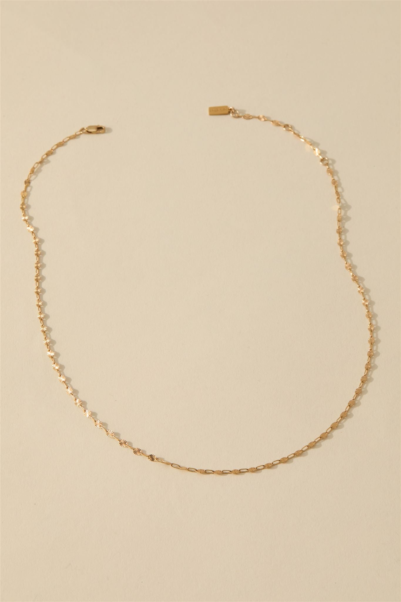 14k Gold Filled Starburst Necklace Adjustable Lobster Clasp Rio Necklace