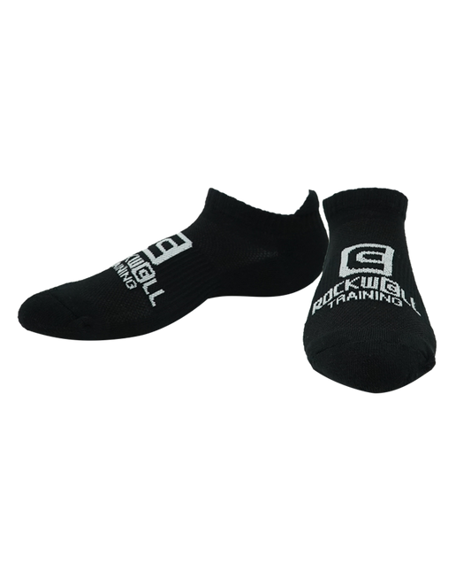 Rockwell Training Black Ankle Socks
