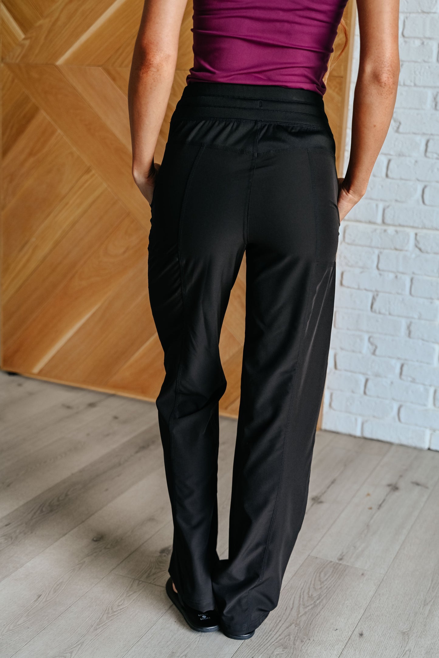 Runner's High Black Drawstring Joggers by Sweet Rae's Boutique