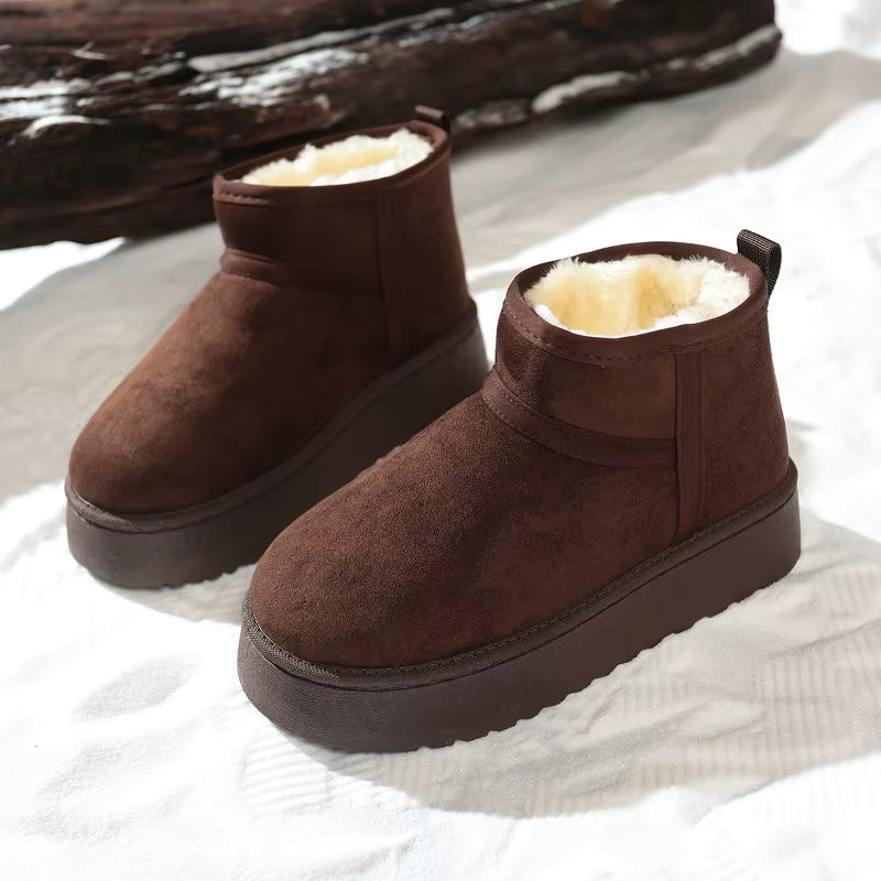 Thick Sole Women’s Snow Boots Outdoor Winter Footwear