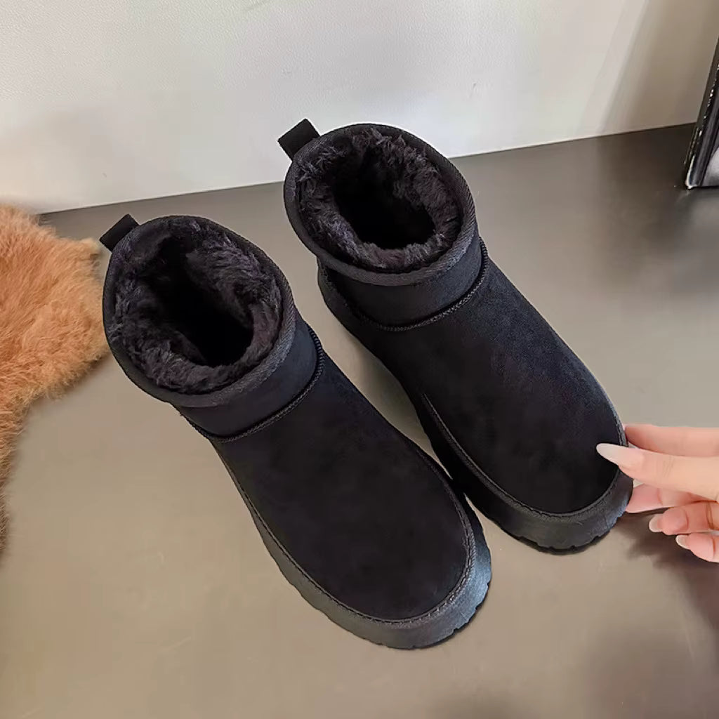 Thick Sole Women’s Snow Boots Outdoor Winter Footwear