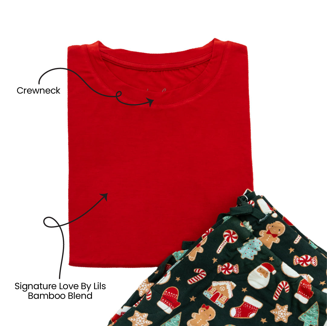 Scarlett Bamboo Short Sleeve Adult Lounge Top Laree + Co.