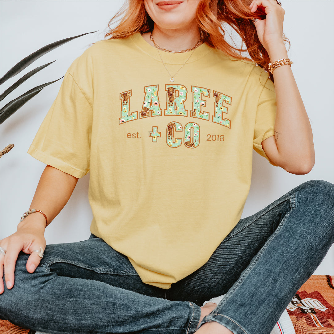 Serenity LC Pattern Tee Ultra-Soft Cotton T-Shirt Laree + Co
