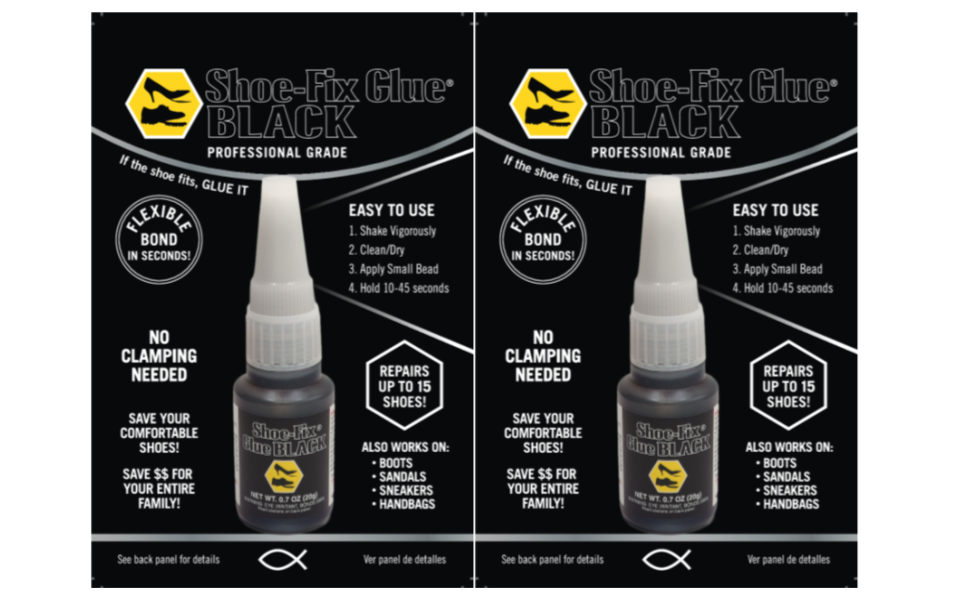 Shoe-Fix Flexible Shoe Glue 2-pack Boot-Fix