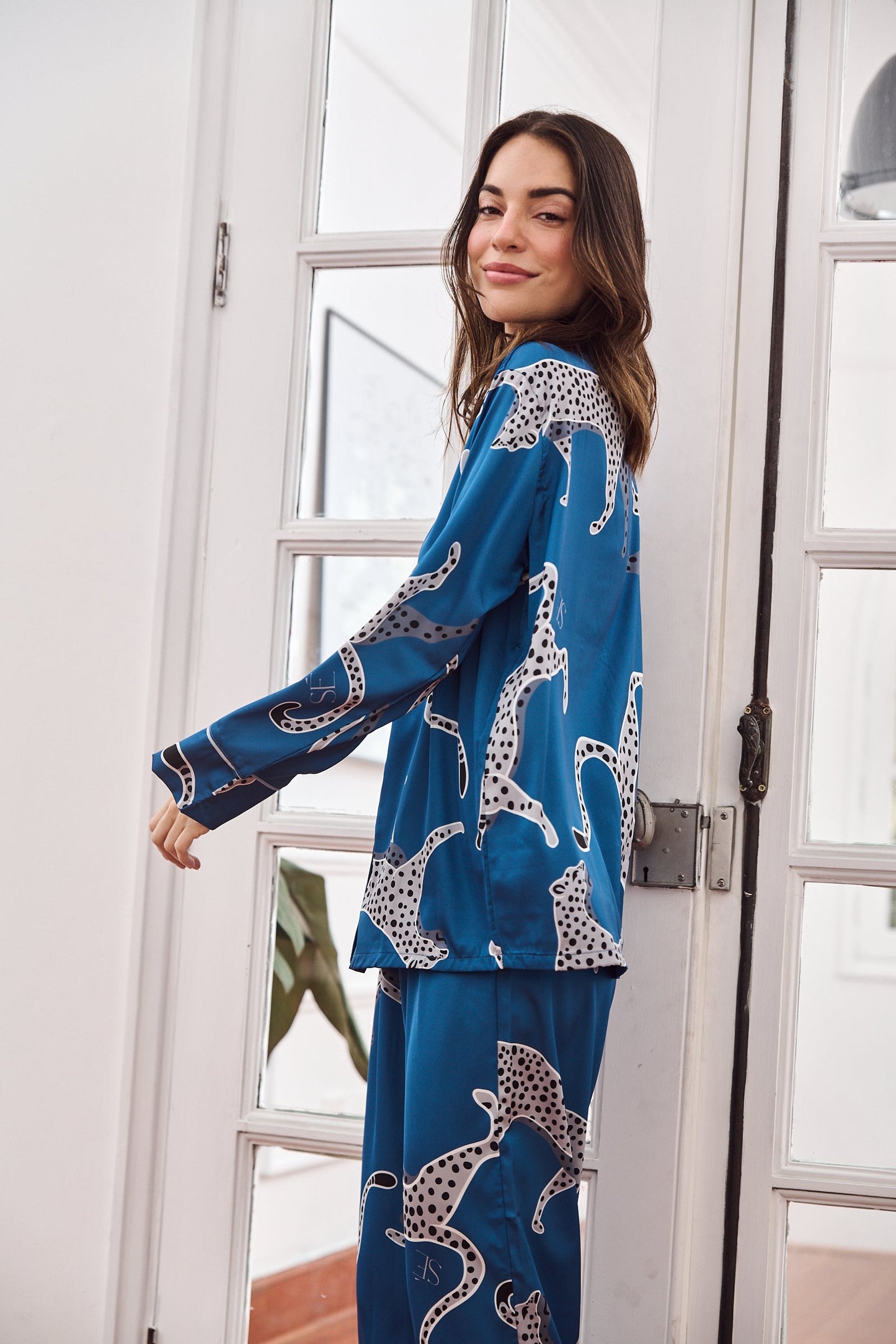 Washable Silk Savannah Sky Pajama Set