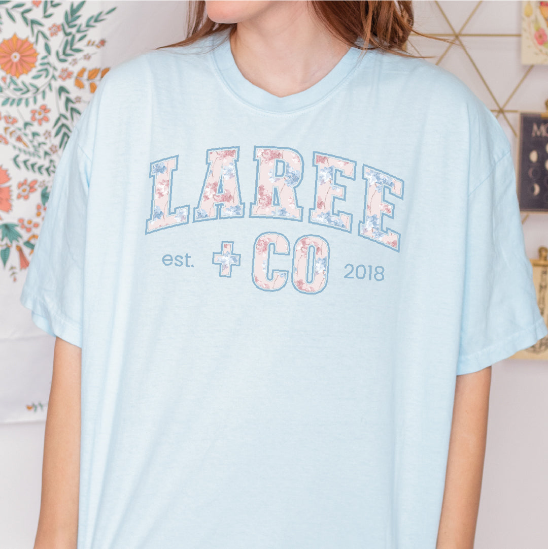 Skylar LC Pattern Tee Ultra-Soft Cotton T-Shirt Laree + Co.