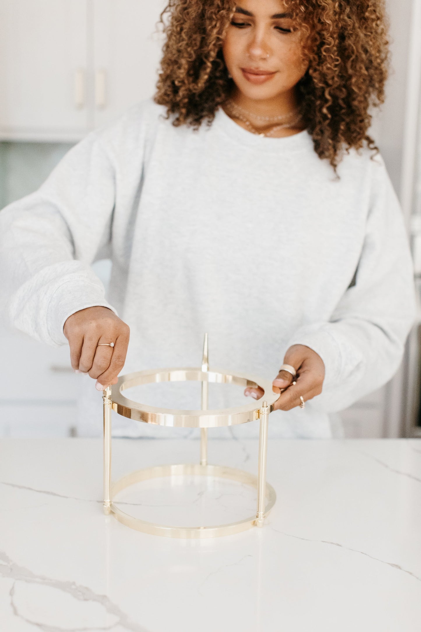 Big Ass Gold-Plated Candle Holder Big Ass Luxuries