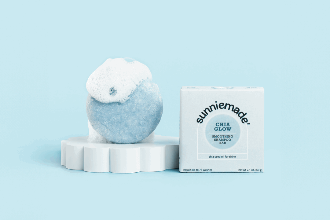 Chia Glow Smoothing Shampoo Bar with Chia Seed Oil