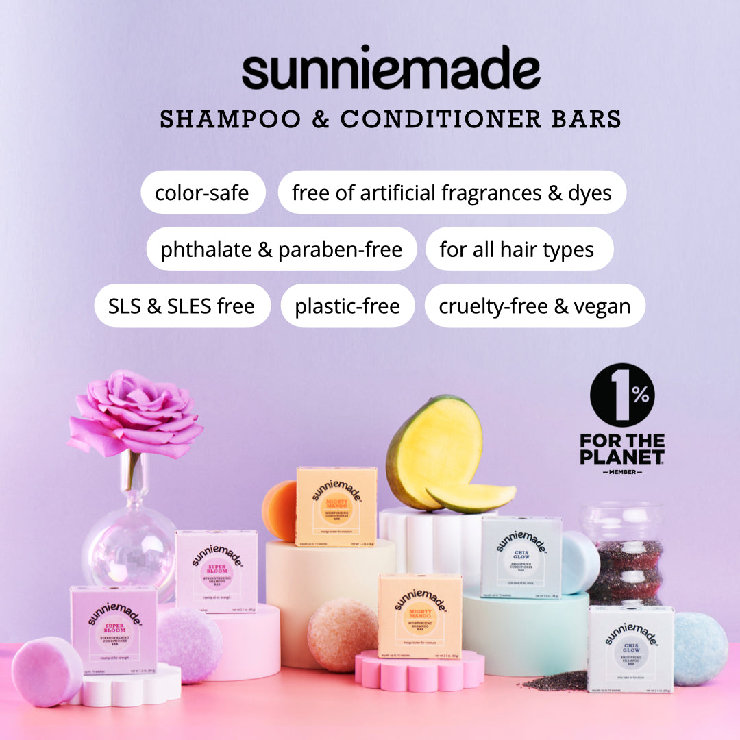 Chia Glow Smoothing Conditioner Bar with Chia Seed Oil