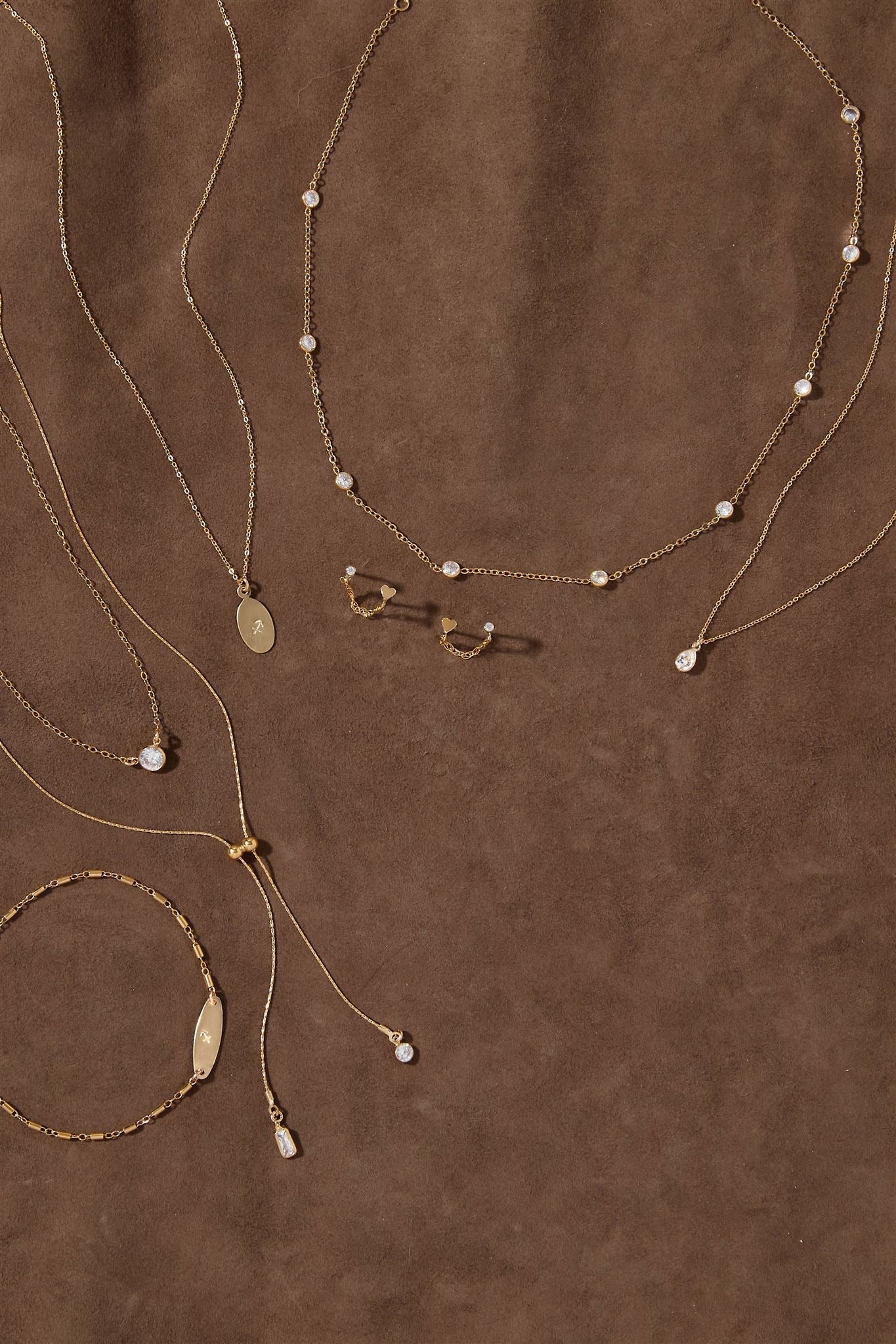 14k Gold Filled 4mm Cubic Zirconia Necklace Faye