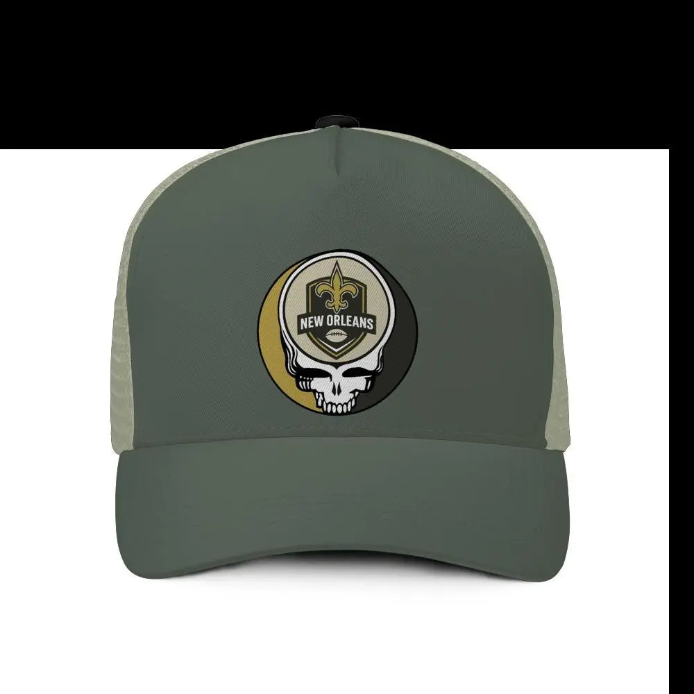 New Orleans Football Edition Stealie Trucker Cap DTF-Printed The Gridiron Collection