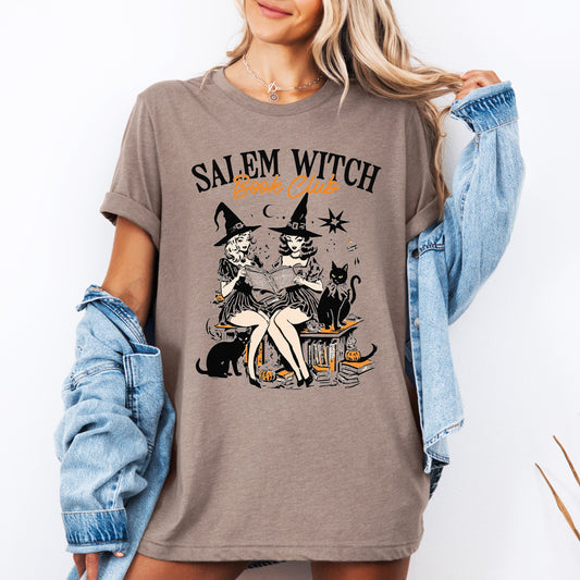 Salem Book Club, Cute Cats, Retro, Classic, Vintage, Halloween, Reading, Books, Tshirt
