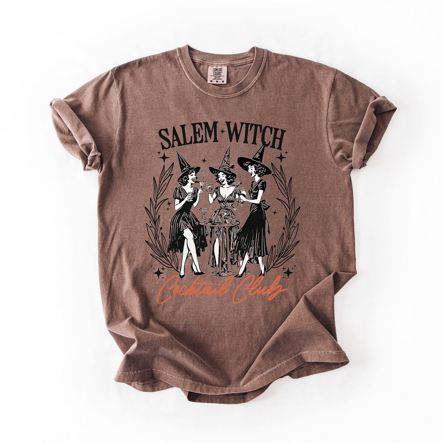 Salem Witch, Cocktail Club, Halloween, Spooky, Comfort Colors T-Shirt