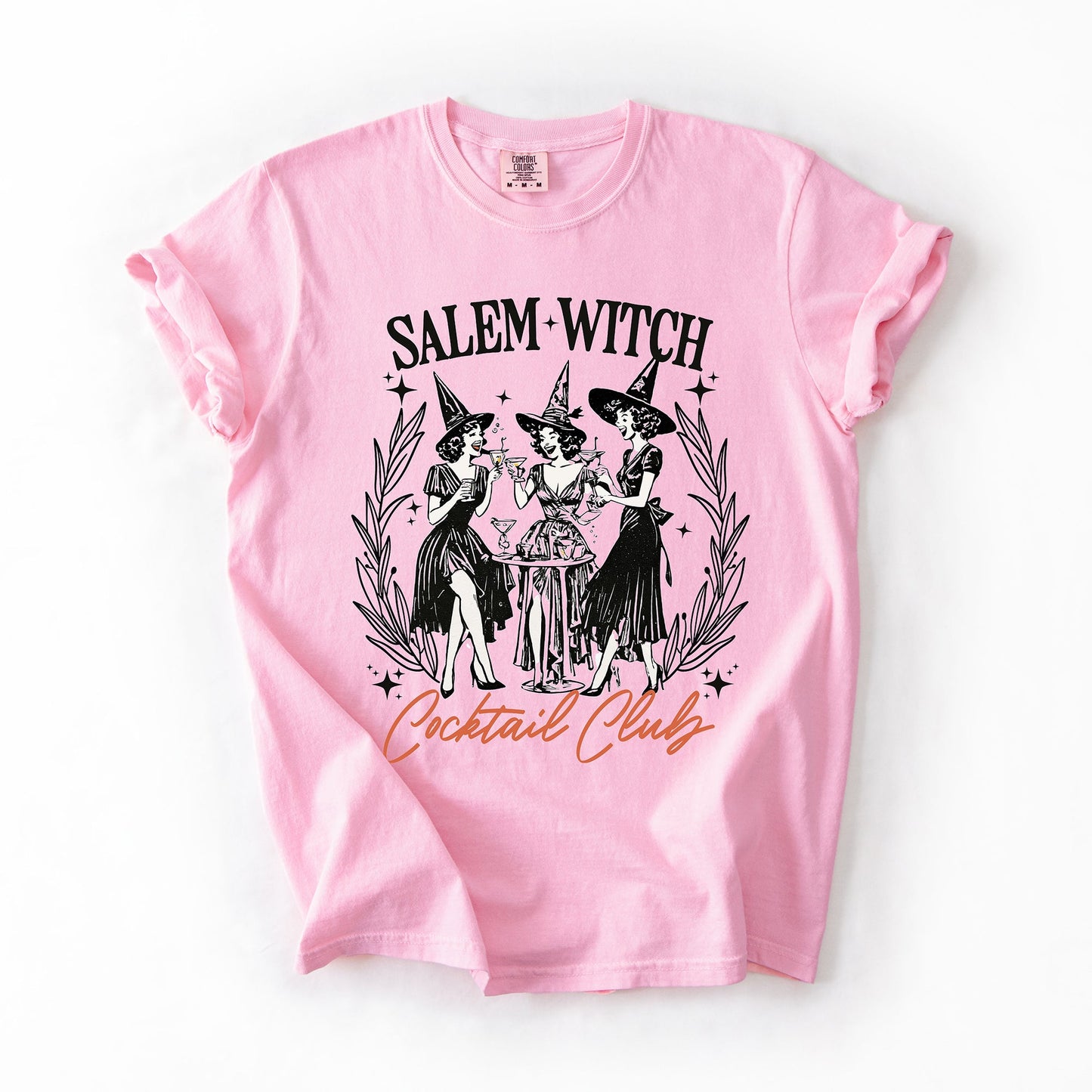 Salem Witch, Cocktail Club, Halloween, Spooky, Comfort Colors T-Shirt