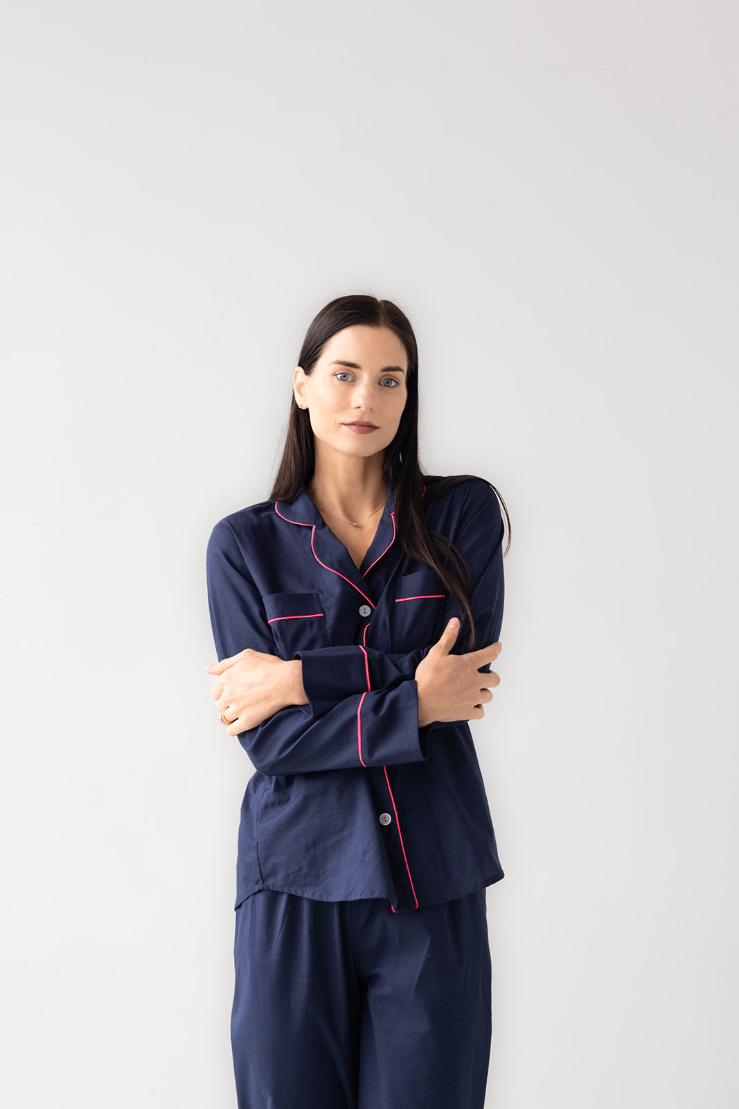 SALUA Classic Pajama in Woven Cotton