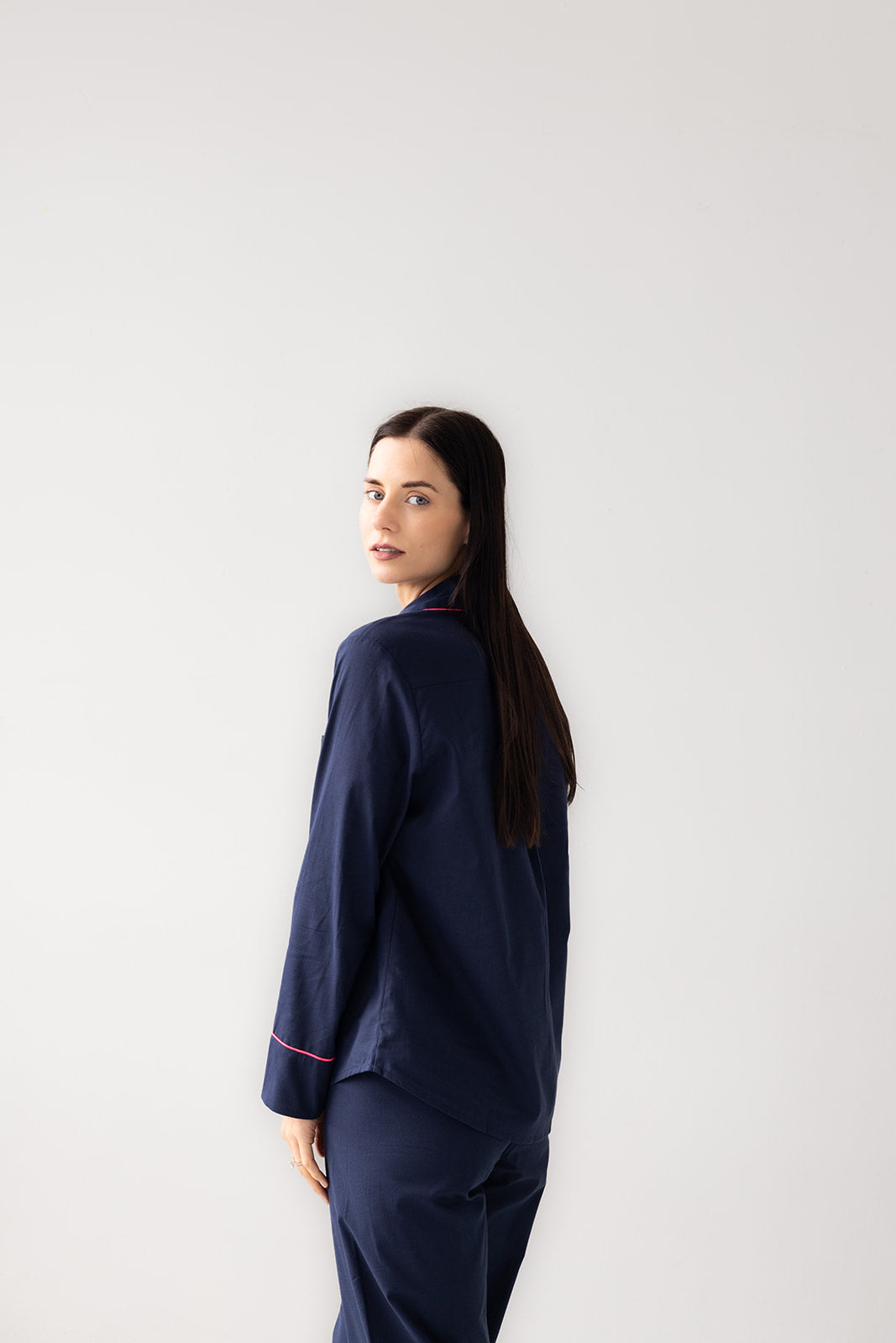 SALUA Classic Pajama in Woven Cotton