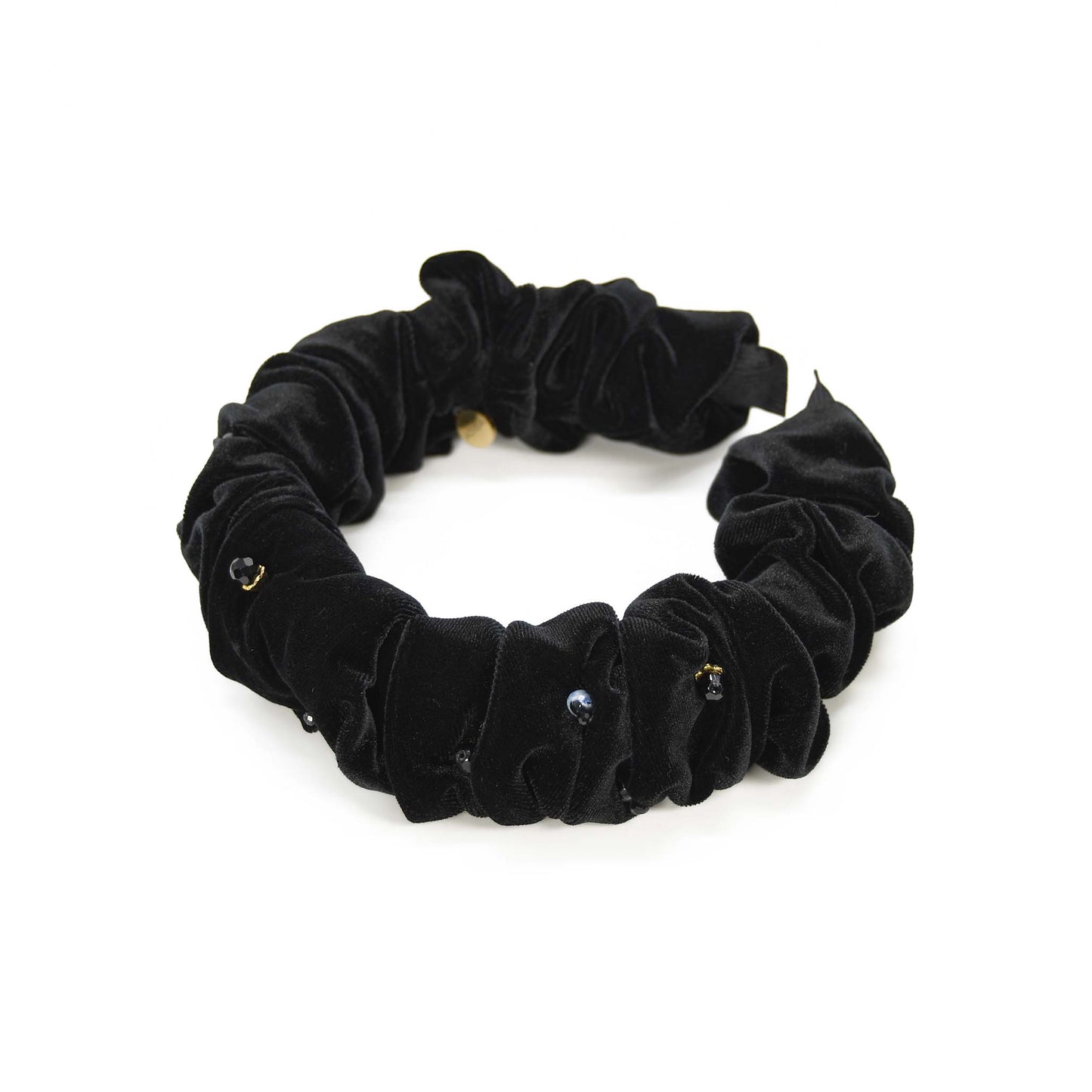 Salvia Blue Firestone Headband Handmade Velvet ADIBA