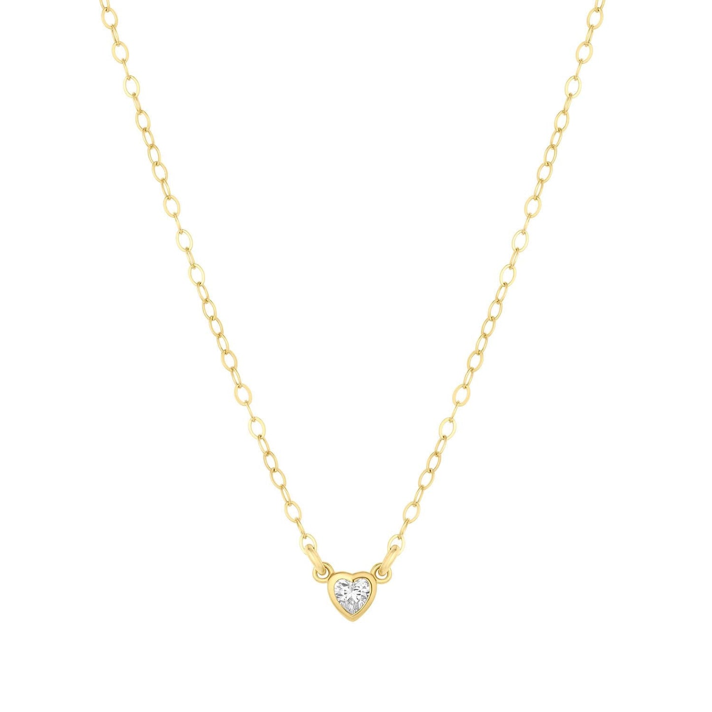 Gold Filled 14k Heart Necklace Sarah