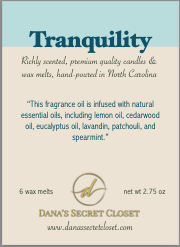 Tranquility Lemongrass & Black Currant Fragrance Wax Bar Soy Wax