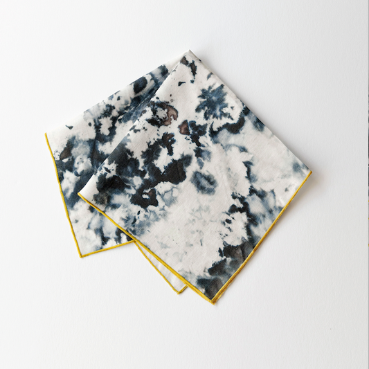 Grey Marble Linen Napkin 18x18 Inch