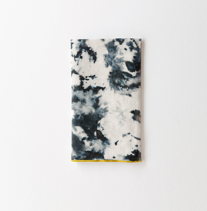 Grey Marble Linen Napkin 18x18 Inch