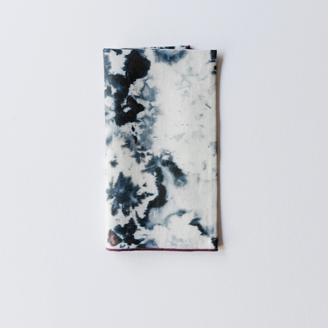 Grey Marble Linen Napkin 18x18 Inch