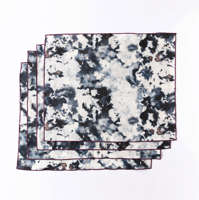 Grey Marble Design Placemat 15x18 Inches