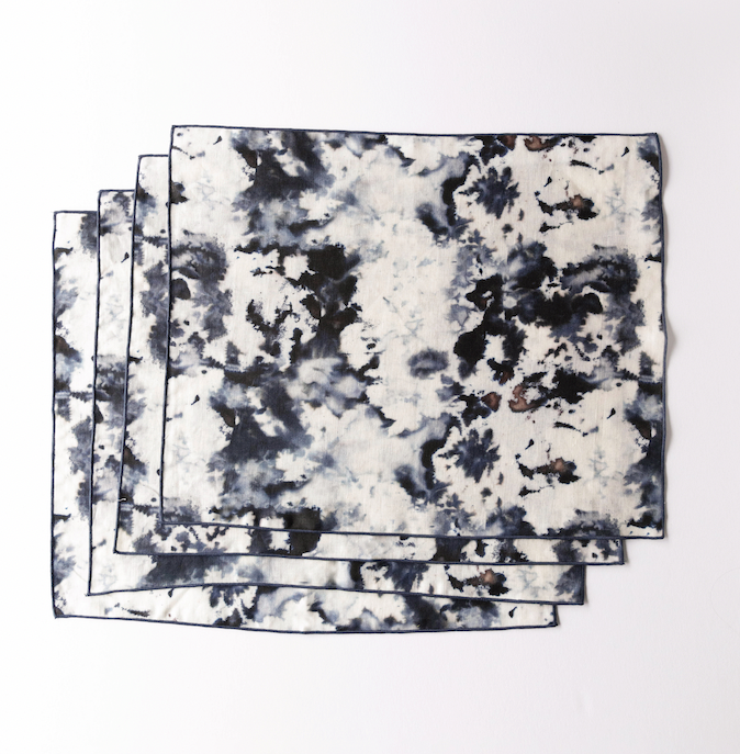 Grey Marble Design Placemat 15x18 Inches