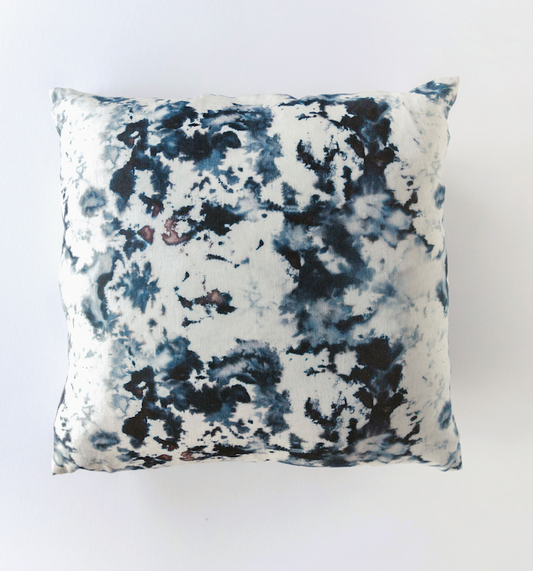 Grey Marble Decorative Pillow 20x20 inches European Linen