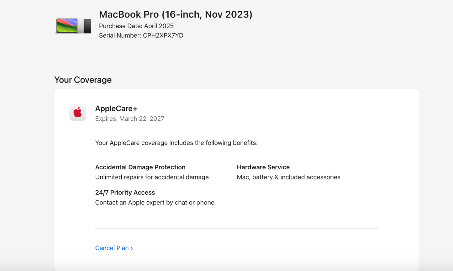 2023 Apple MacBook Pro 16-inch - M3 Max 40-Core GPU 128GB RAM 2TB SSD AppleCare+ 3/27