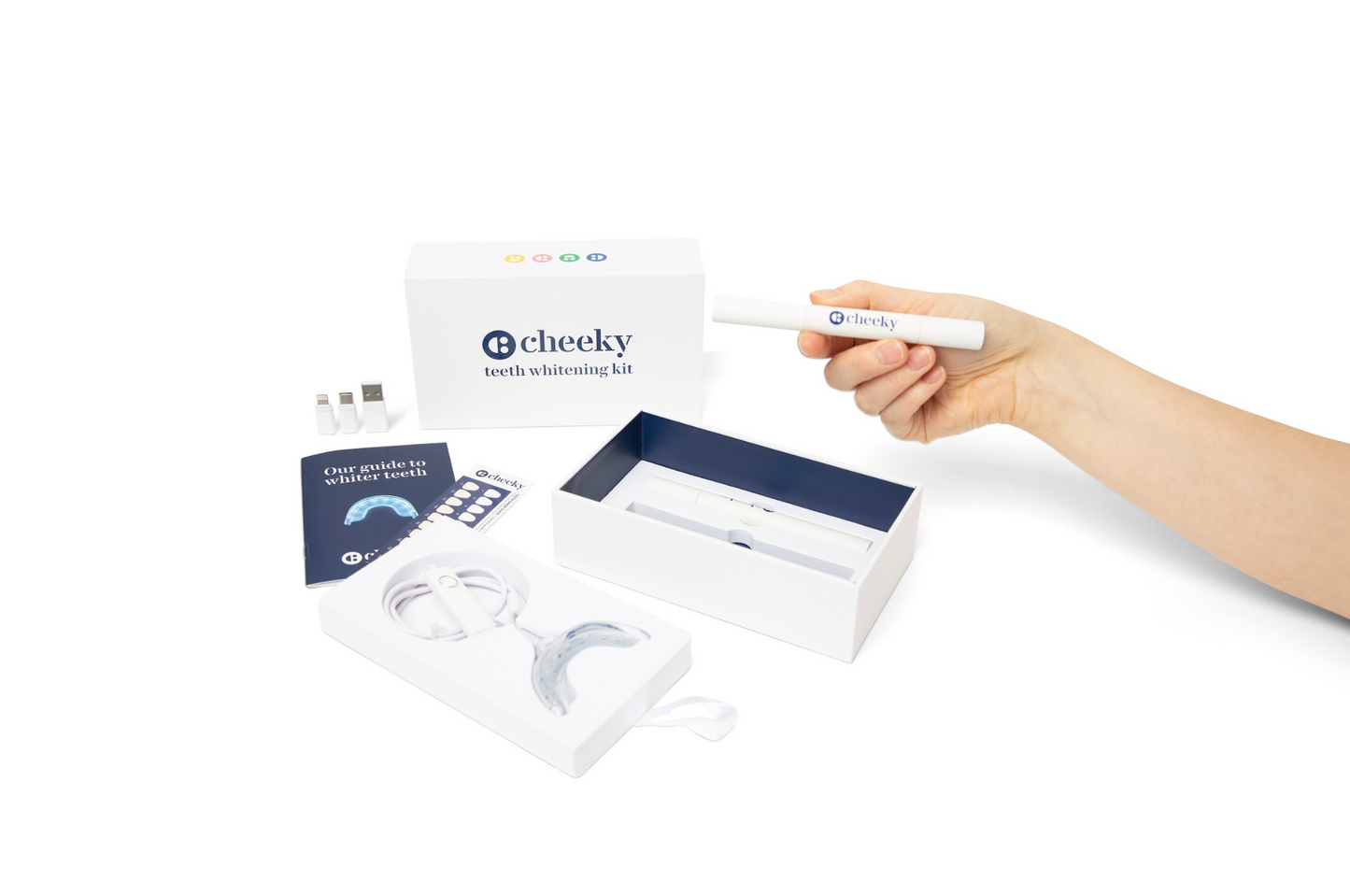 Whitening Kit Enamel-safe LED Mouthpiece Teeth Whitening Cheeky